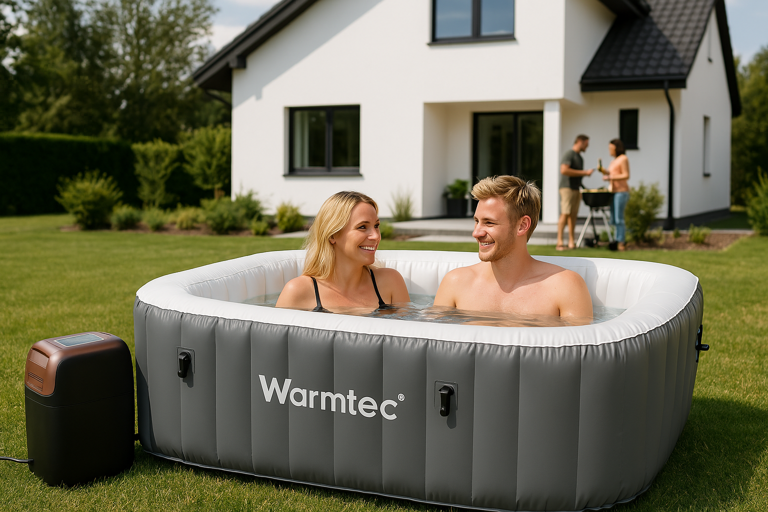 Zdjęcie aranażacyjne spa ogrodowe Warmtec Morea