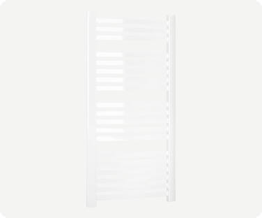 Grzejnik łazienkowy Warmtec Arco 57x115 Biały połysk