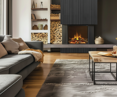 Wkład kominkowy Dimplex Aspire 30 we wnętrzu