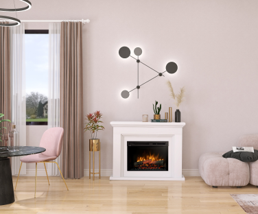 Kominek elektryczny Ardila w salonie