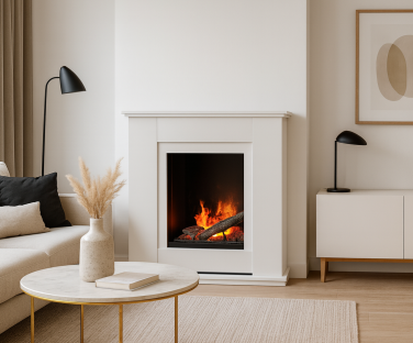 Kominek elektryczny Asti we wnętrzu