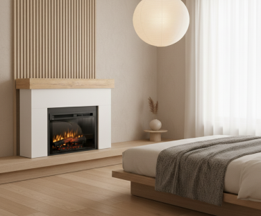 Kominek elektryczny Aven we wnętrzu