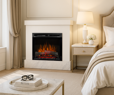 Kominek elektryczny Diro we wnętrzu