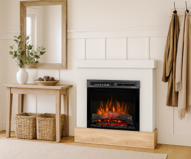 Kominek elektryczny Diro we wnętrzu