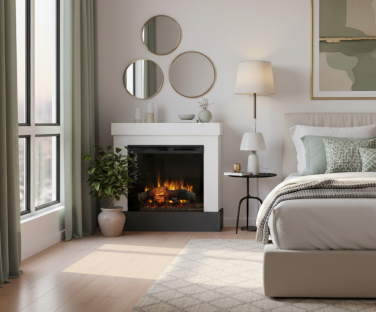 Kominek elektryczny Diro we wnętrzu