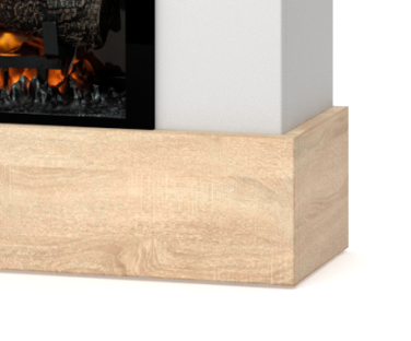 Wysokiej jakości płyta meblowa w kominku elektrycznym Diro