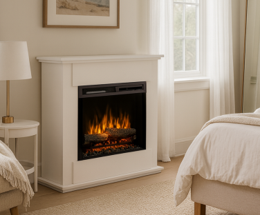 Kominek elektryczny Fonte w mieszkaniu