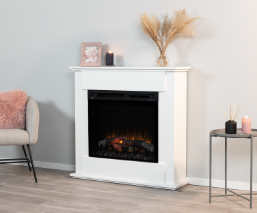 Kominek elektryczny Fonte w mieszkaniu