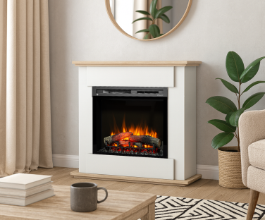 Kominek elektryczny Fonte w mieszkaniu