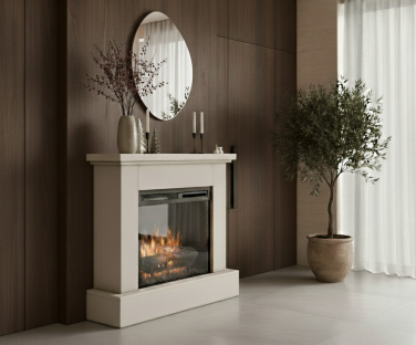 Kominek elektryczny Jukon w mieszkaniu