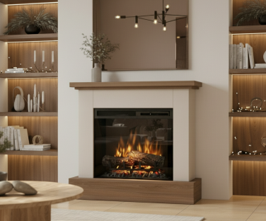 Kominek elektryczny Jukon w mieszkaniu