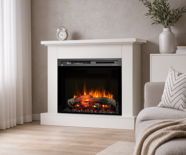 Kominek elektryczny Jukon w mieszkaniu