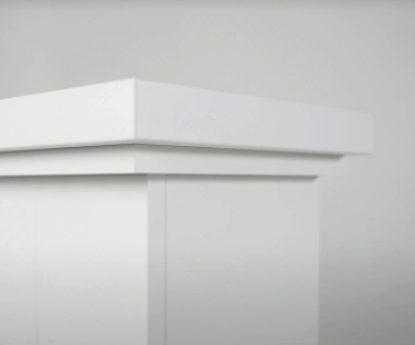 Wysokiej jakości płyta meblowa w kominku elektrycznym Jukon