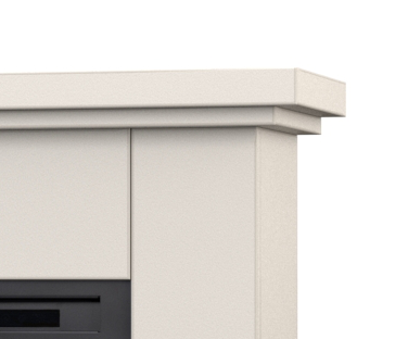 Wysokiej jakości płyta meblowa w kominku elektrycznym Jukon