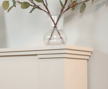 Wysokiej jakości płyta meblowa w kominku elektrycznym Kelia