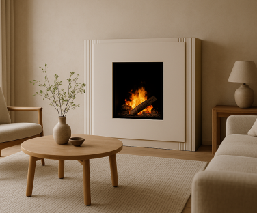 Kominek elektryczny Linario we wnętrzu