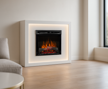 Kominek elektryczny Litos we wnętrzu