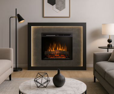Kominek elektryczny Litos we wnętrzu