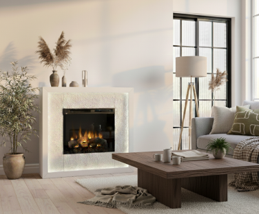 Kominek elektryczny Litos we wnętrzu