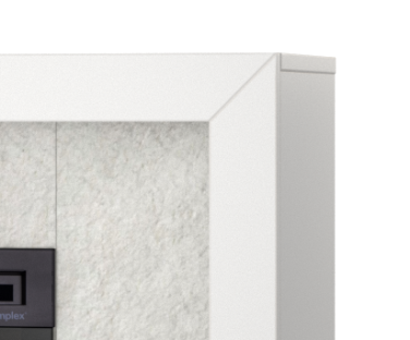 Wysokiej jakości płyta meblowa w kominku elektrycznym Litos