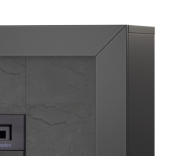 Wysokiej jakości płyta meblowa w kominku elektrycznym Litos