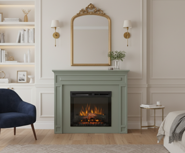 Kominek elektryczny Lorin we wnętrzu