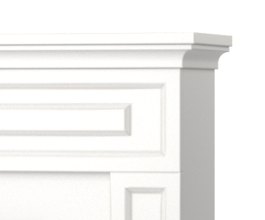 Wysokiej jakości płyta meblowa w kominku elektrycznym Lorin