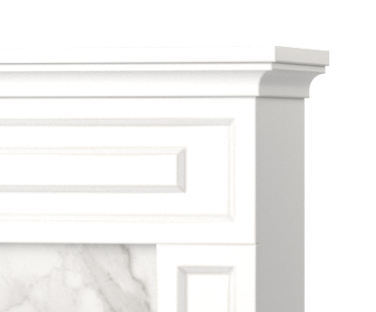 Wysokiej jakości płyta meblowa w kominku elektrycznym Lorin