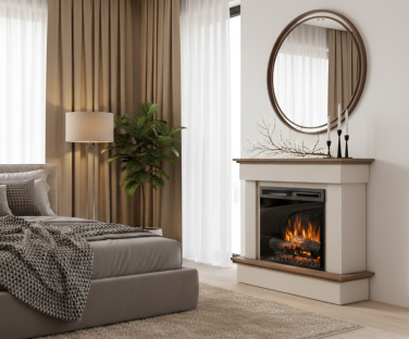 Kominek elektryczny Tormes we wnętrzu