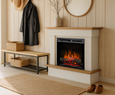 Kominek elektryczny Tormes we wnętrzu