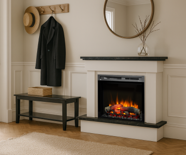 Kominek elektryczny Tormes we wnętrzu