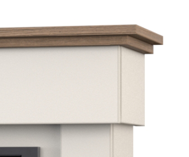 Wysokiej jakości płyta meblowa w kominku elektrycznym Tormes