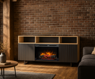 Szafka rtv Trivel we wnętrzu