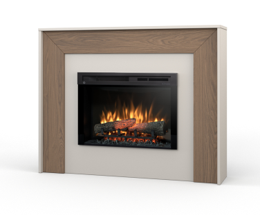 Kominek elektryczny Zuni we wnętrzu