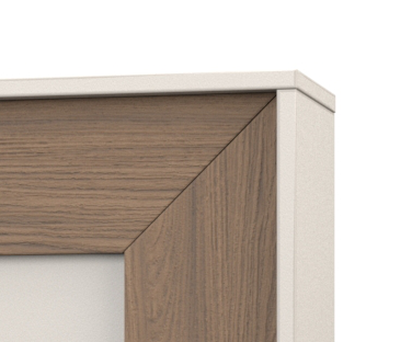 Wysokiej jakości płyta meblowa w kominku elektrycznym Zuni