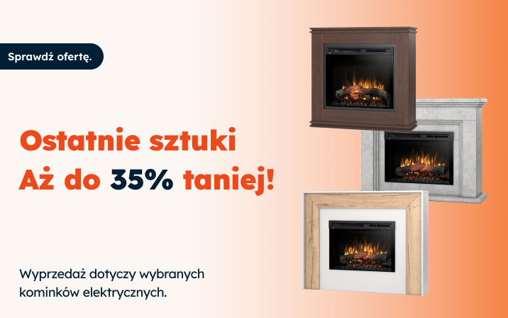 Wyprzedaż kominków 