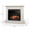 Warmtec Jukon wkład Dimplex 28" XHD Optiflame - kaszmirowy