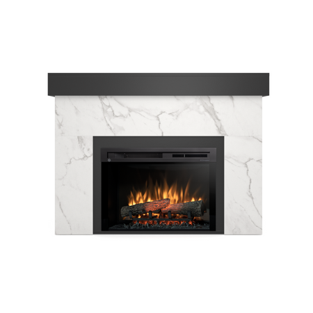 Warmtec Aven wkład Dimplex 26" XHD Optiflame - marmur crystal, czarny