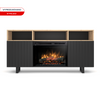Warmtec Trivel wkład Dimplex 26" XHD Optiflame - jasny dąb, czarny lakier