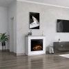 Warmtec Vena wkład Dimplex 28" XHD Optiflame - biały mat, beton