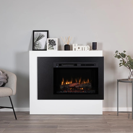OUTLET: Warmtec Pulmari wkład Dimplex 26" XHD Optiflame - biały mat, czarny