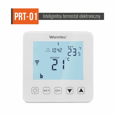 OUTLET: Warmtec PRT-01 Wi-Fi podtynkowy programowalny czujnik powietrzny i podłogowy