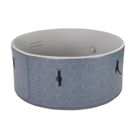 Zestaw premium basen z hydromasażem dmuchany ogrodowe spa Warmtec Sycylia 150 cm 1540 W