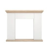 Konsola Warmtec Norte - Biały / Dąb Sonoma