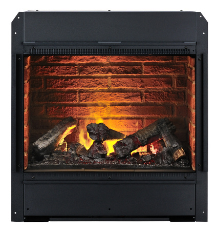 Panel tylny ceglany do wkładu kominkowego ENGINE 56-600 Black