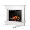 Warmtec Tormes wkład Dimplex 28" XHD Optiflame - biały mat