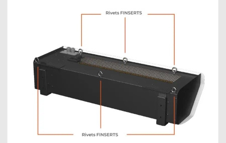 Intuis Stopair 2 Long 4,5/9 kW 100 cm