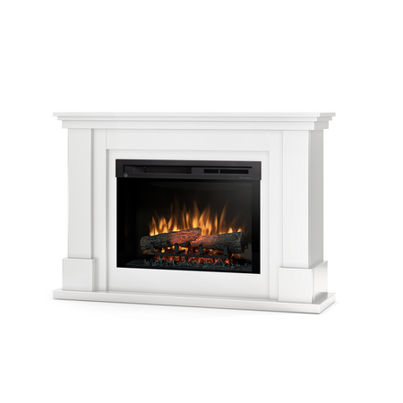 Warmtec Luena wkład Dimplex 26" XHD Optiflame - biały połysk, lakierowany