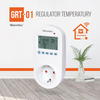 Warmtec GRT-01 Wi-Fi gniazdkowy programowalny czujnik powietrzny