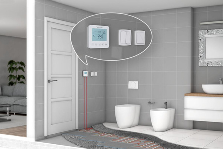 OUTLET: Warmtec PRT-01 Wi-Fi podtynkowy programowalny czujnik powietrzny i podłogowy